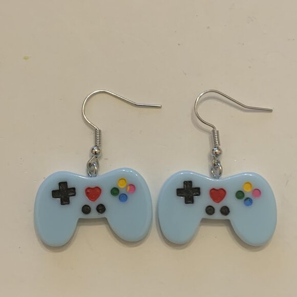 X Box Earrings, Gaming Earrings, Novelty Earrings, Gift Idea, Silly Earr… - Picture 3 of 4